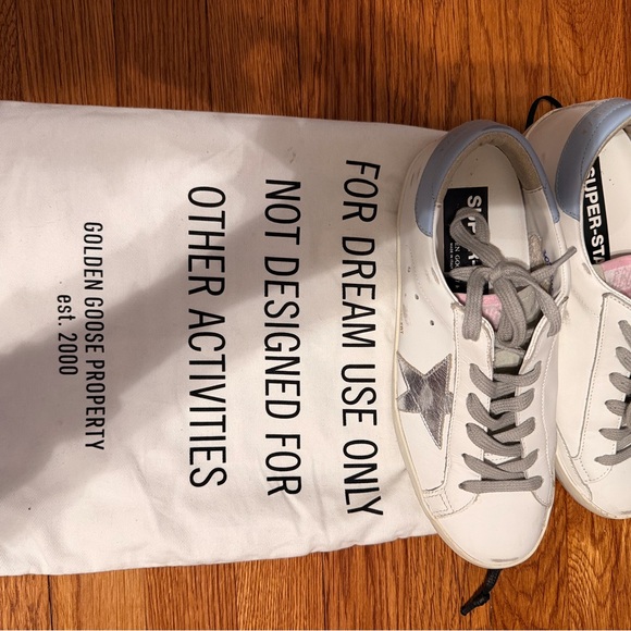Golden Goose Superstar w/silver star - Size 39/9 - Picture 3 of 5
